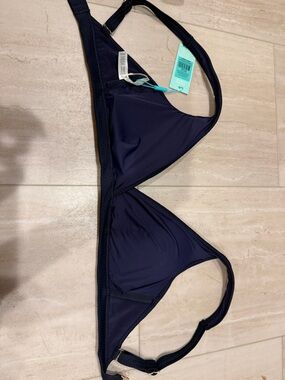 Sea Level Amazing Lace Cross Front Bikini Top NWT Sz 6